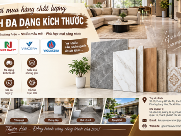Nơi Mua Hàng Chất Lượng, Gạch Đa Dạng Kích Thước – Thuận Hải