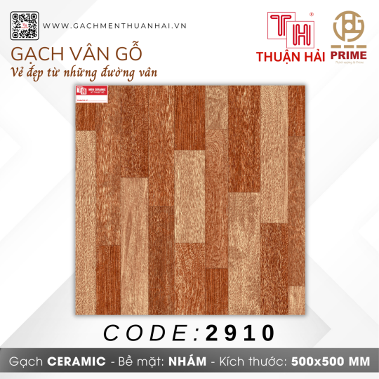 GẠCH GIẢ GỖ 50x50 PRIME 2910