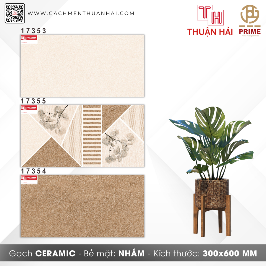 GẠCH ỐP TƯỜNG 30x60 PRIME 17353 - 17355 - 17354