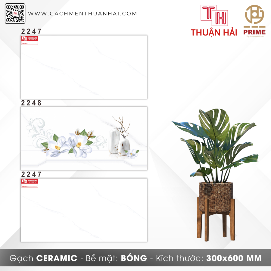 GẠCH ỐP TƯỜNG 30x60 PRIME 2247 - 2248 - 2247