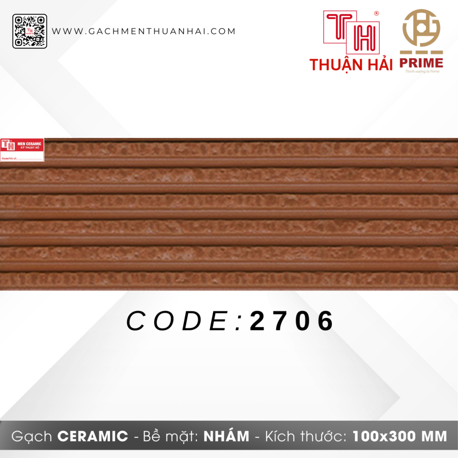GẠCH TRANG TRÍ 10x30 PRIME 2706