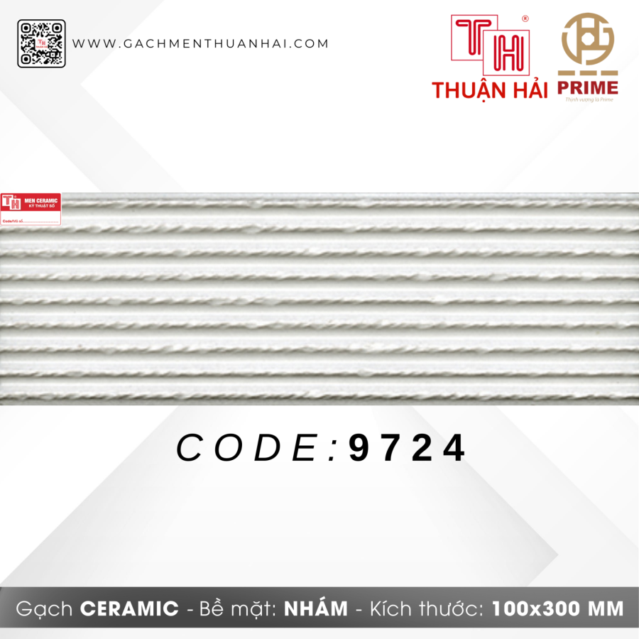 GẠCH TRANG TRÍ 10x30 PRIME 9724