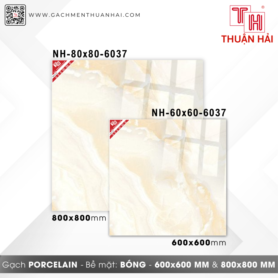 GẠCH LÁT NỀN 80x80 NICE HAPPY 6037