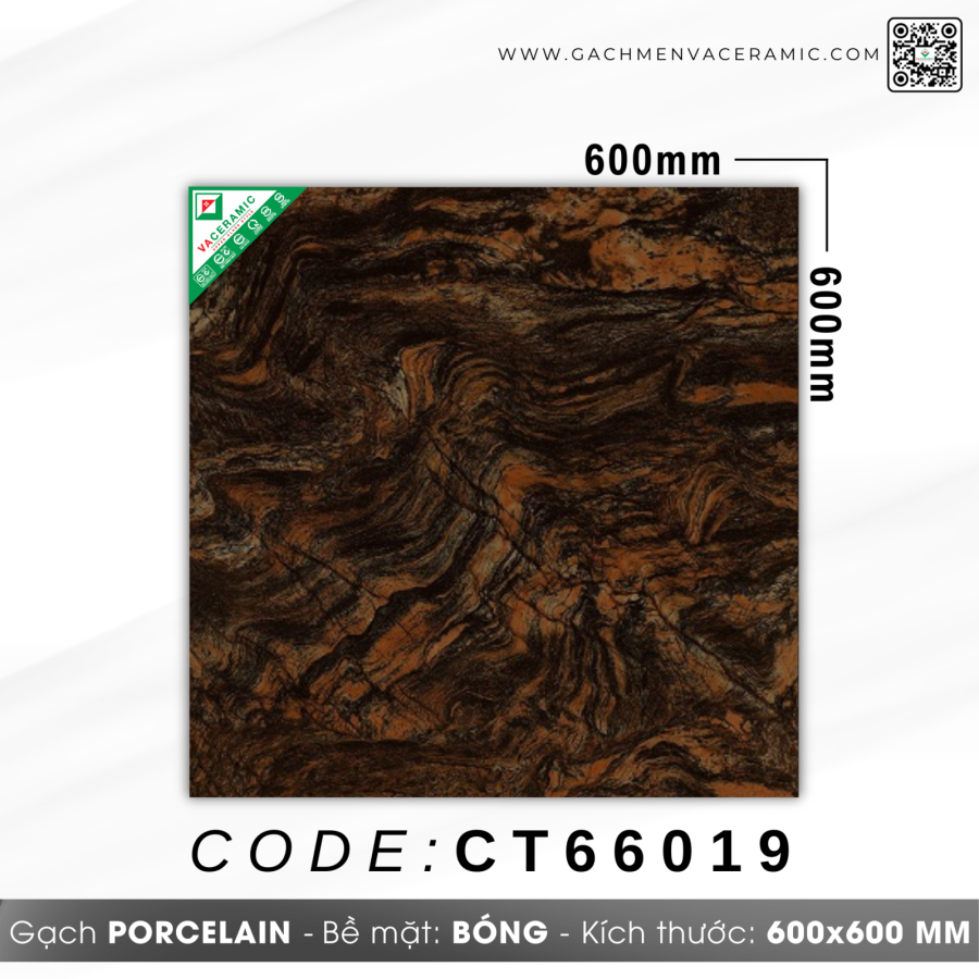 GẠCH LÁT NỀN 60x60 CATALAN CT66019