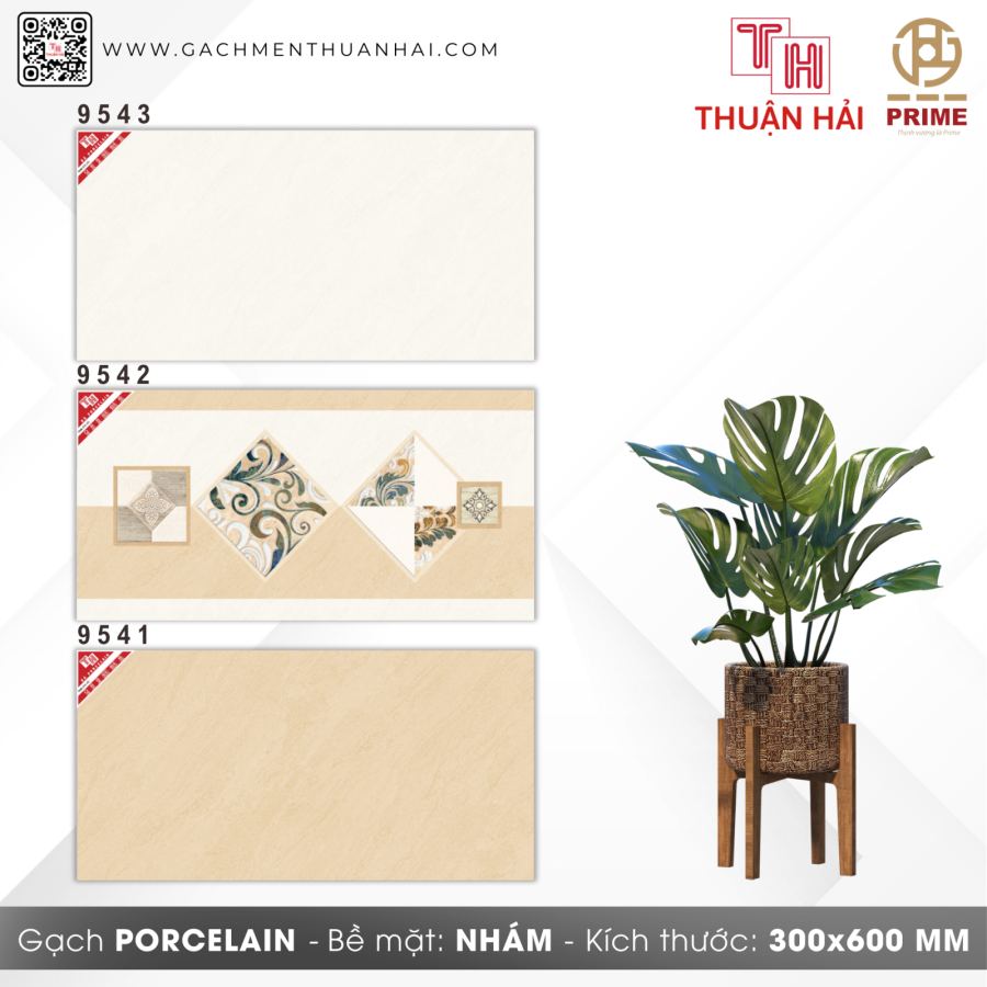 GẠCH ỐP TƯỜNG 30x60 PRIME 9543 - 9542 - 9541