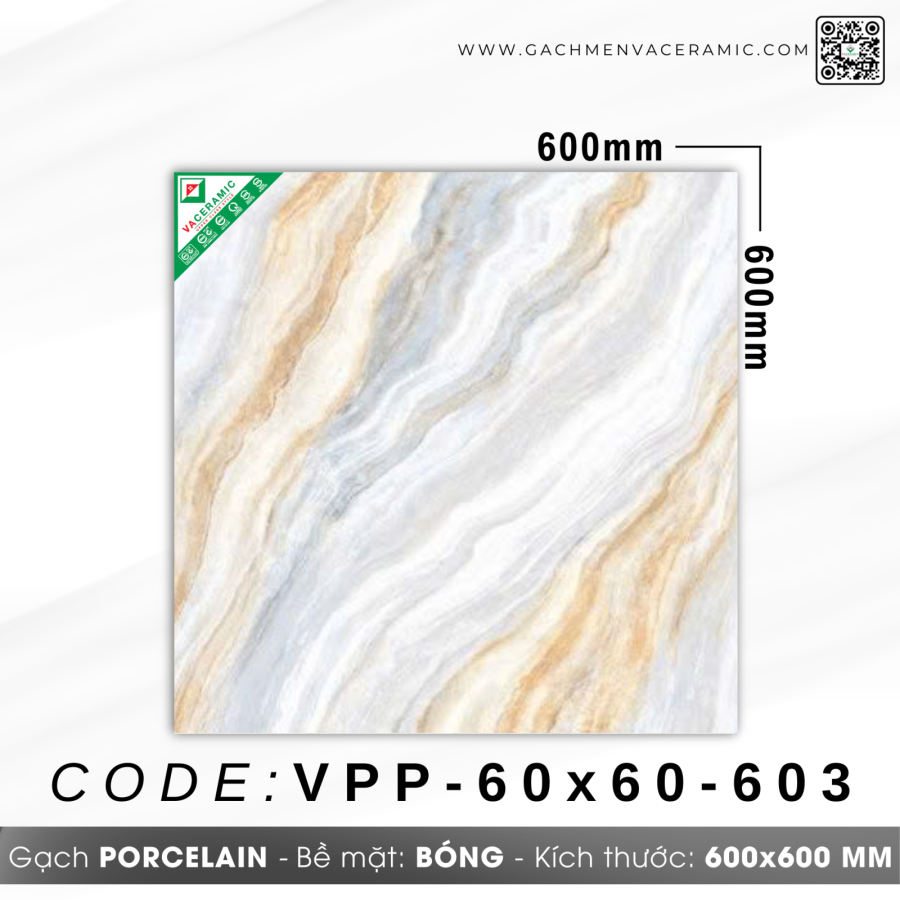 GẠCH LÁT NỀN 60x60 NICE VPRO VPP.603