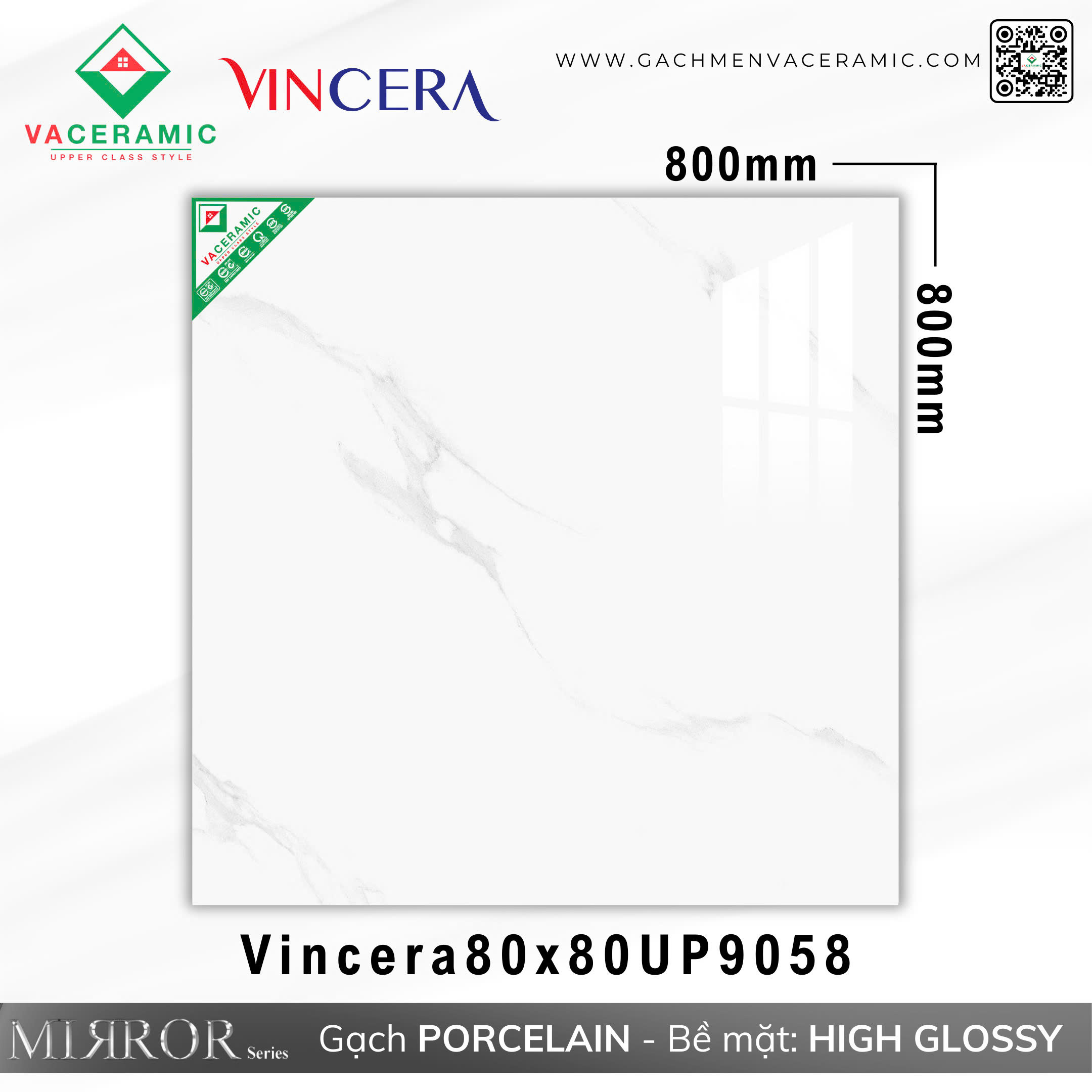 Gạch Lát Nền Vincera 80x80 9058