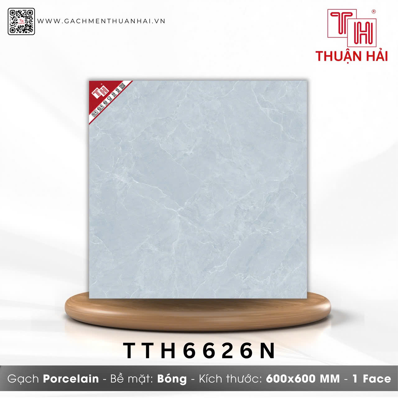 GẠCH LÁT NỀN 60x60 HÀ THANH 6626N