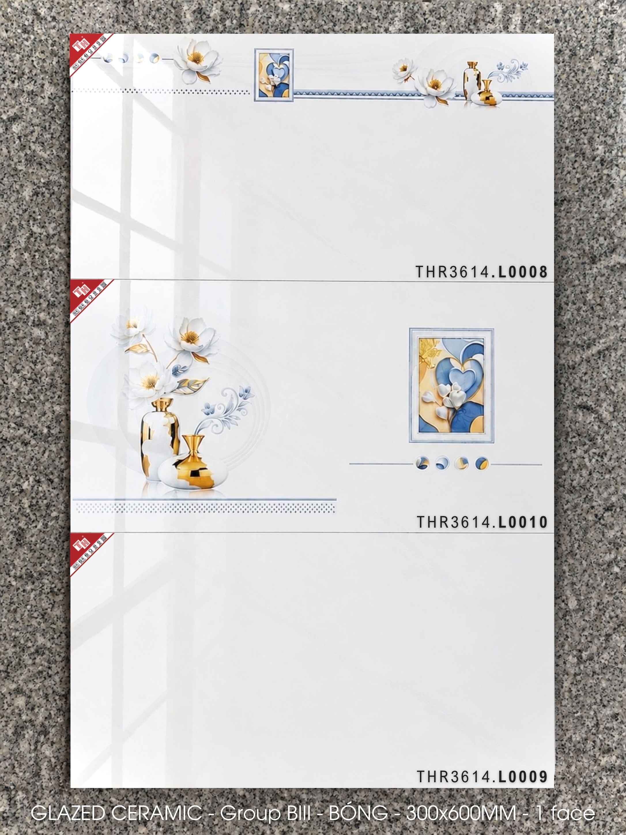 GẠCH ỐP TƯỜNG 30x60 PRIME L0008 - L0010 - L0009