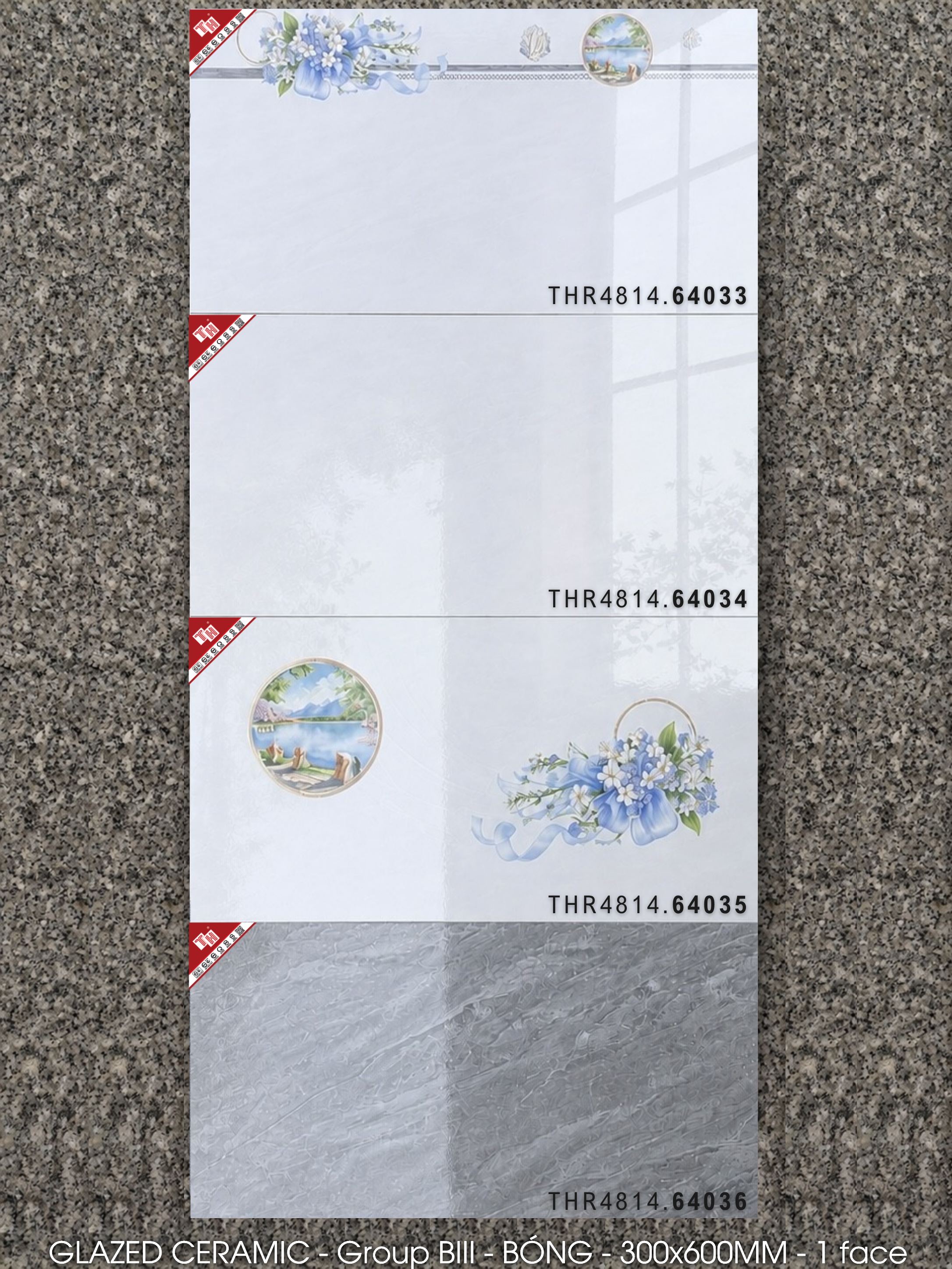 GẠCH ỐP TƯỜNG 40x80 PRIME 64033 - 64034 - 64035 - 64036