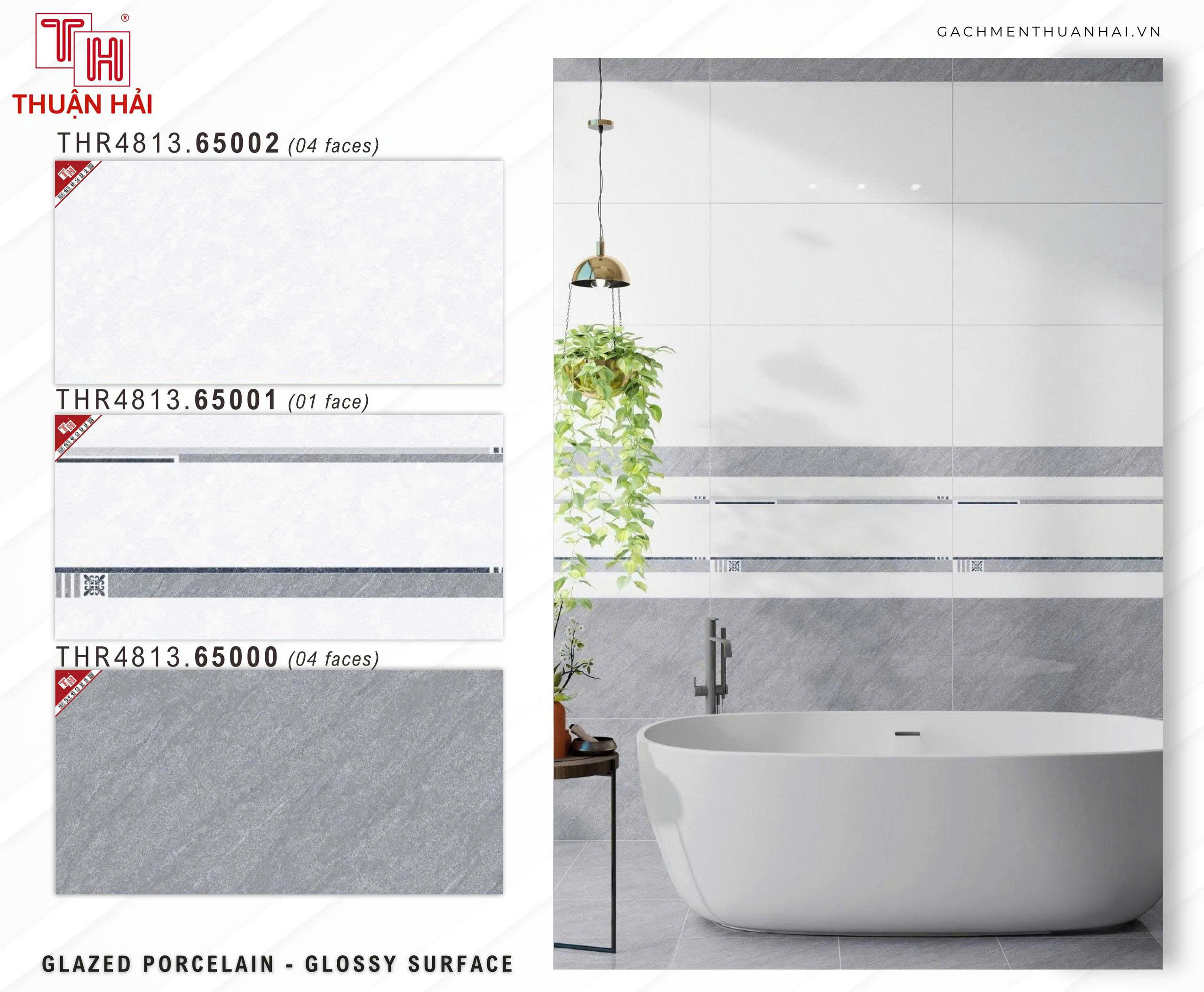 GẠCH ỐP TƯỜNG 40x80 PRIME 65002 - 65001 - 65000