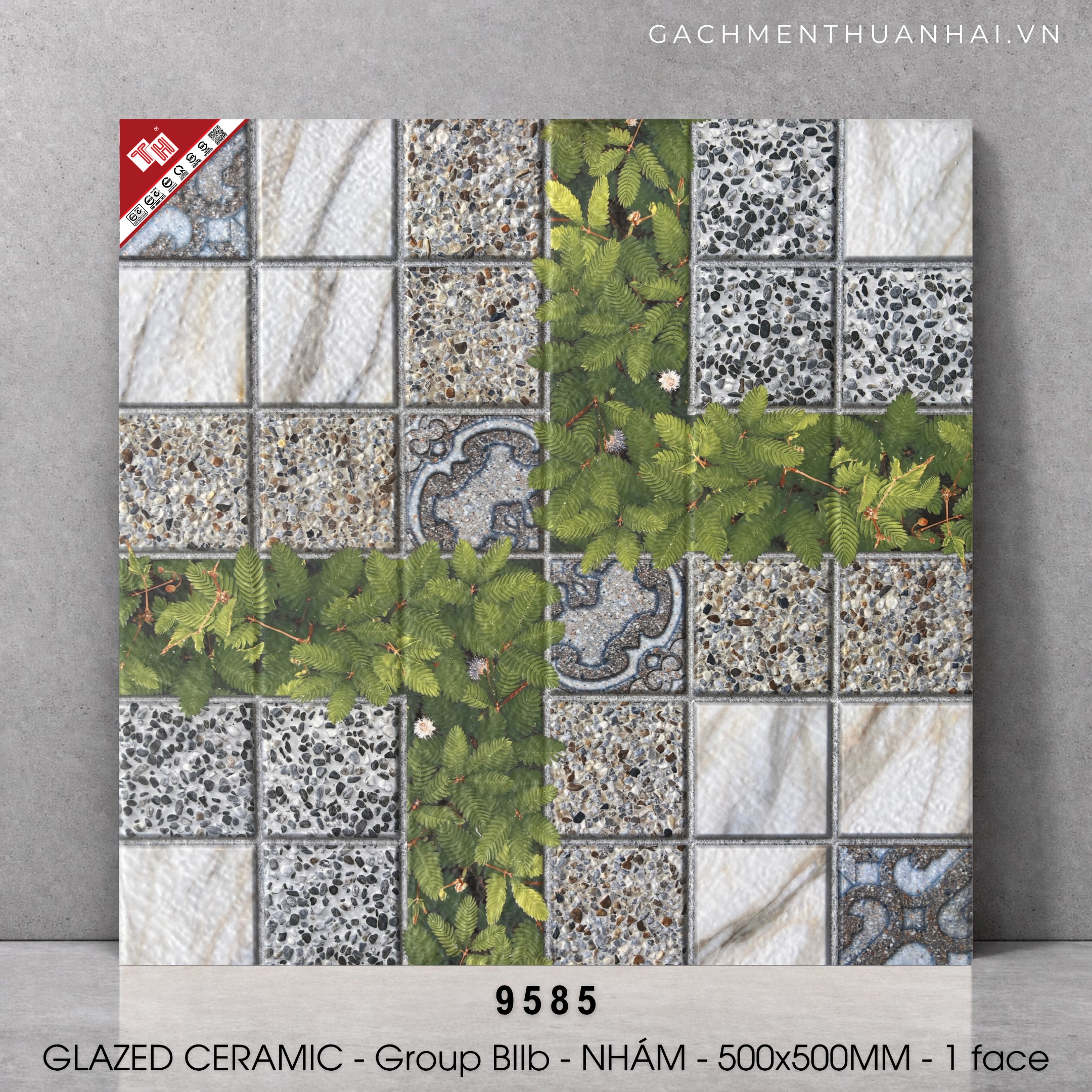 GẠCH SÂN VƯỜN 50x50 PRIME 9585