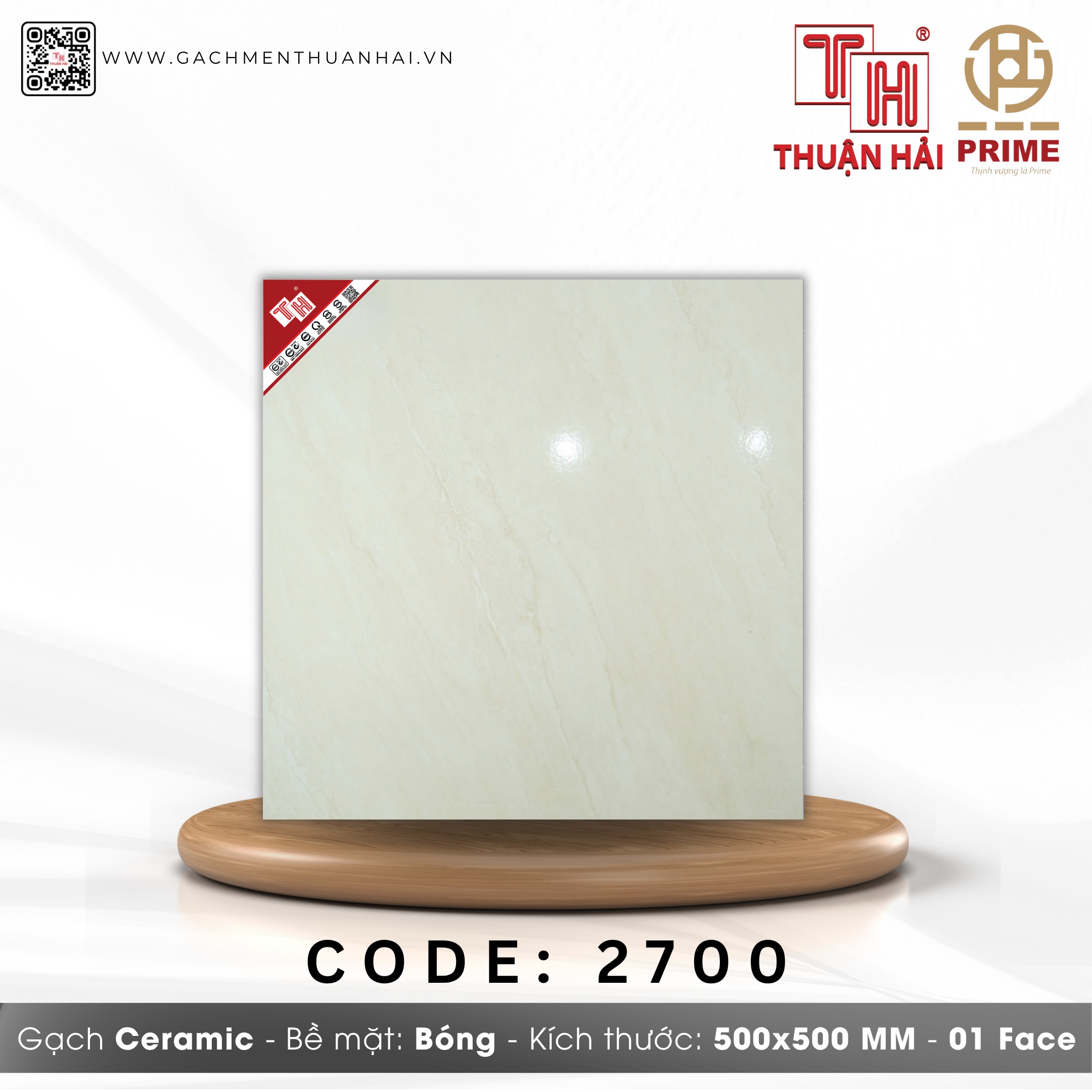 GẠCH LÁT NỀN 50x50 PRIME 2700